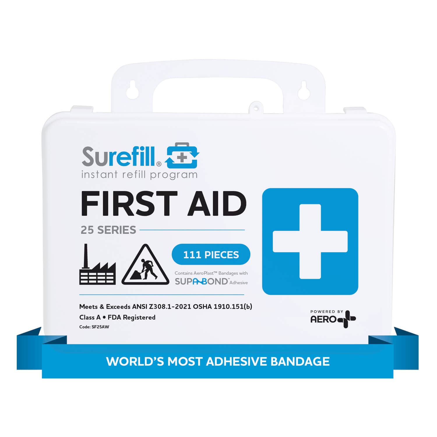 Trysafe 25 Series ANSI 2021 A First Aid Kit – Weatherproof Case — view 3