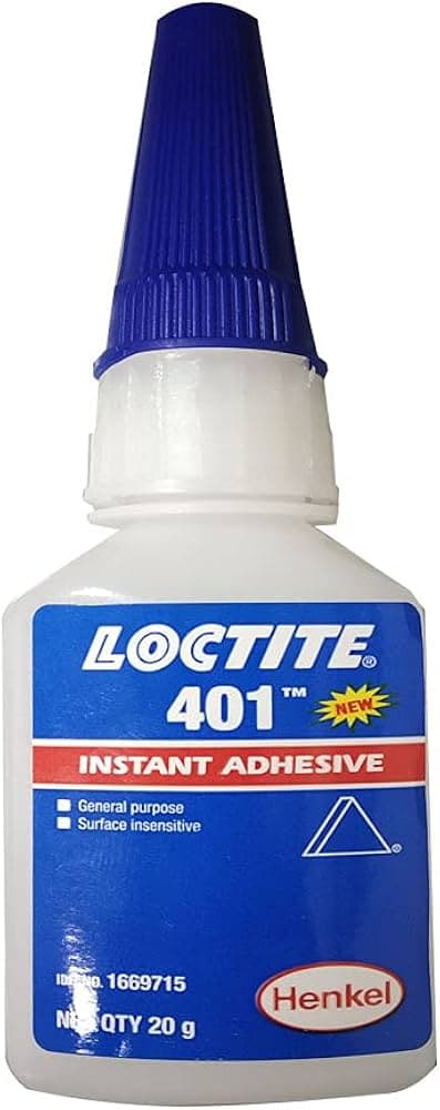 Loctite 401™ Prism® Instant Adhesive, Surface Insensitive, 20 g Bottle, Clear
