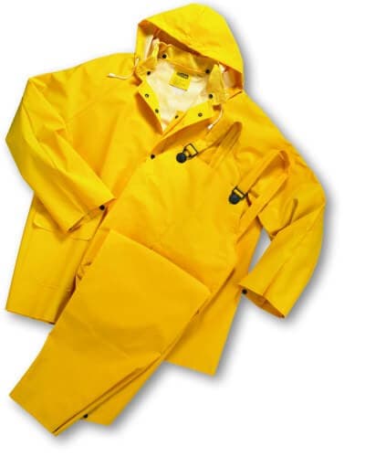 West Chester 3-Piece Rain Suit PVC over Polyester Rain Suit